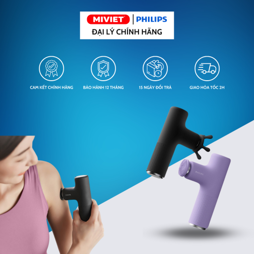 Máy massage cầm tay mini PHILIPS PPM7311 - chính hãng