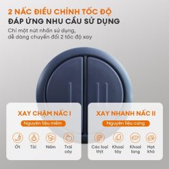 Máy xay thịt đa năng Gaabor MG20M-BE01A 2 nấc điều chỉnh tốc độ