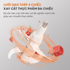 Máy xay thịt đa năng GAABOR MG20M-WH01A lưỡi dao thép 4 chiều
