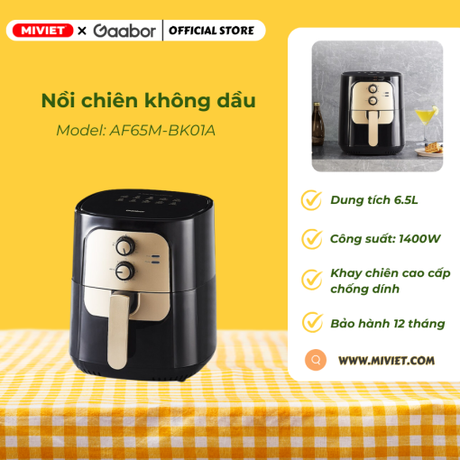 Nồi chiên không dầu AF65M-BK01A chính hãng