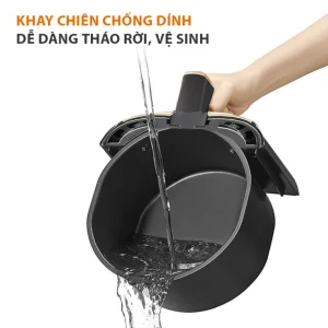 Nồi chiên không dầu Gaabor AF65M-BK01A dung tích 6.5L Nồi chiên không dầu AF65M-BK01A chống dính