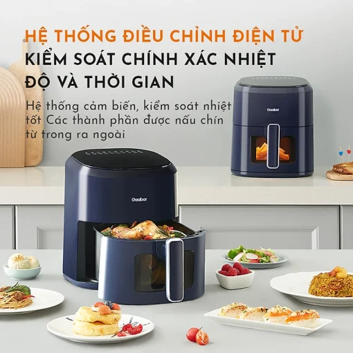 Nồi chiên không dầu Gaabor GA-E5D01 hệ thống điều chỉnh điện tử