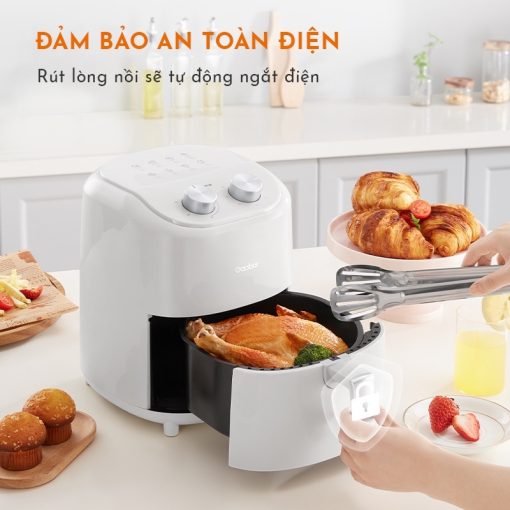 nồi chiên không dầu Gaabor GA-M4A01 tự động ngắt điện