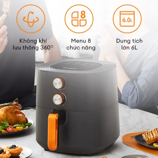 Thông số kỹ thuật nồi chiên không dầu Gaabor GA-M6A