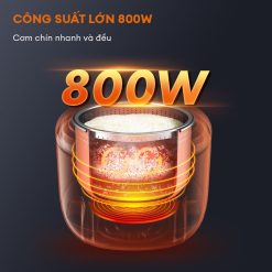 Nồi cơm điện thông minh Gaabor GR-S50D dung tích 1.L Nồi cơm điện thông minh Gaabor GR-S50D công suất 800W
