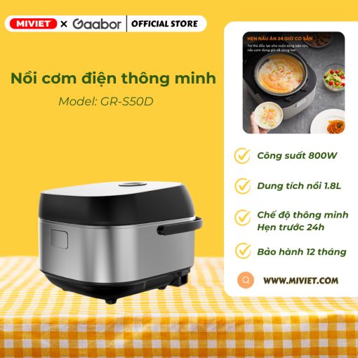 Nồi cơm điện thông minh Gaabor GR-S50D chính hãng