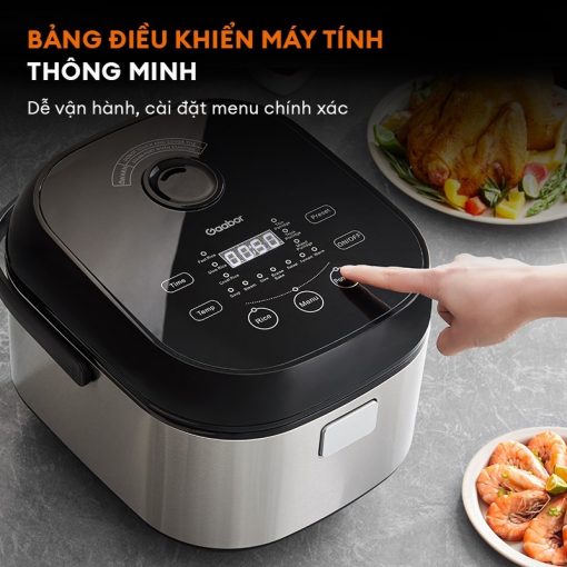 Nồi cơm điện Gaabor GR-S50D bảng điều khiển thông minh