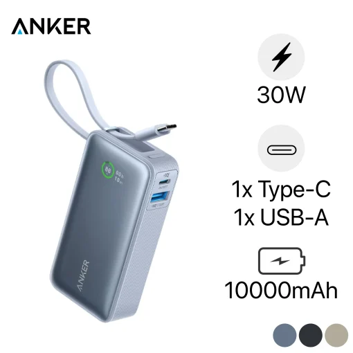 Sạc dự phòng Anker Nano 10000mAh A1259 thông số kỹ thuật