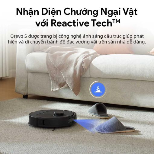 Robot Hút Bụi Lau Nhà Roborock Q Revo S công nghệ Reactibe Tech