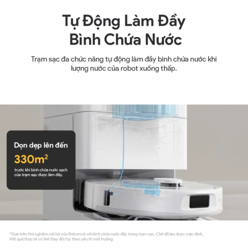 Robot Hút Bụi Lau Nhà Roborock Q Revo S tự động châm nước