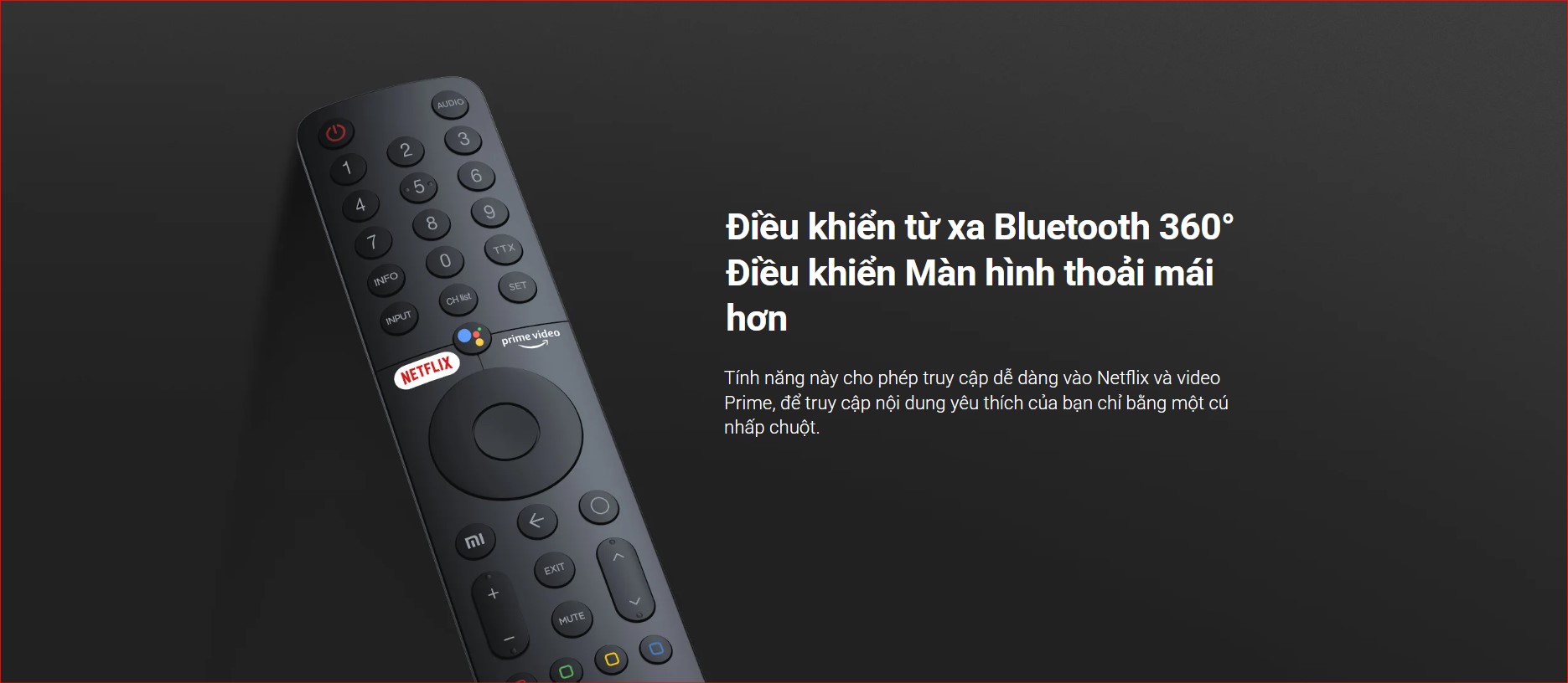 Điều khiển từ xa Bluetooth 360°