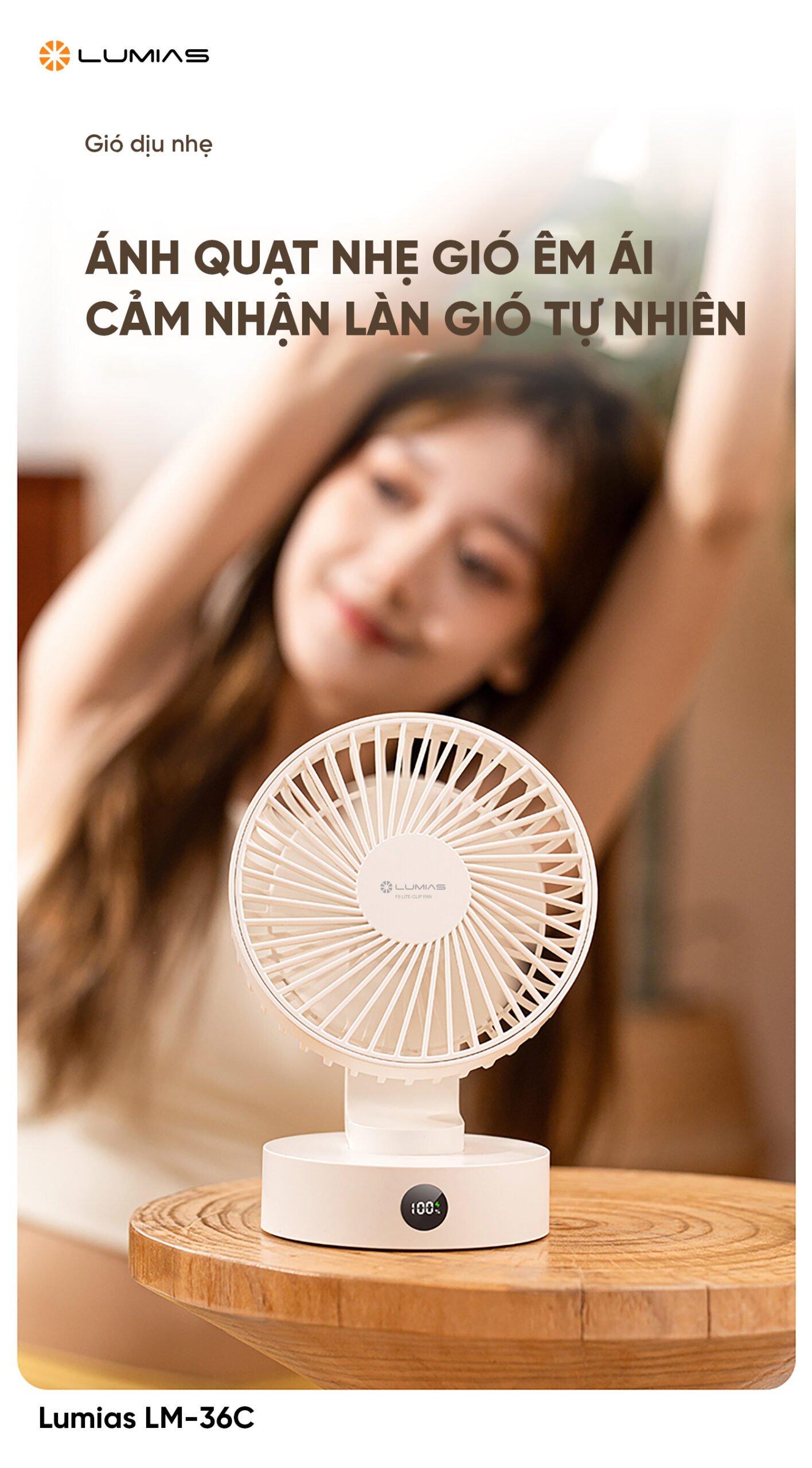 Ánh quạt nhẹ gió êm ái