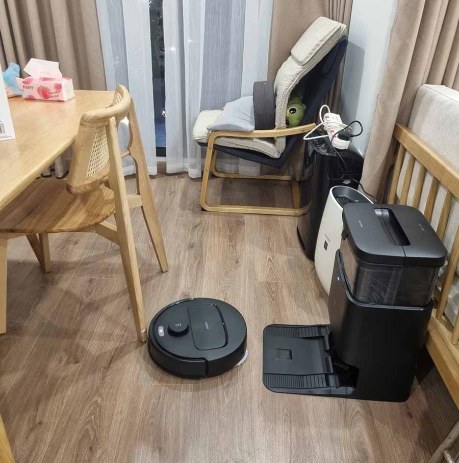 Robot hút bụi lau nhà Ecovacs Deebot N30 Pro Omni - Trắng/Đen - Bản quốc tế - Chính hãng Hình ảnh thực tế sử dụng robot hút bụi N30 Pro Omni
