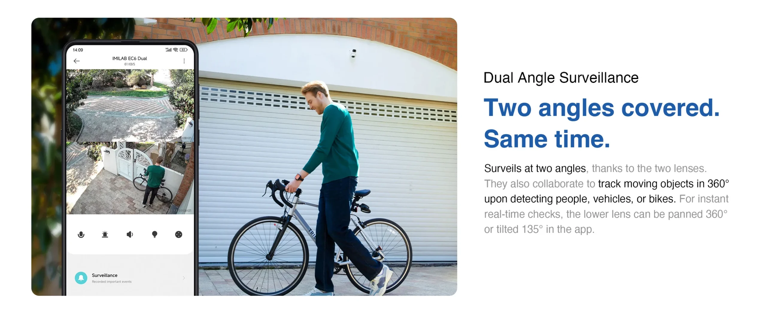 Camera ngoài trời Imilab EC6 Dual 2K+2K - Bản Quốc Tế Camera ngoài trời Imilab EC6 Dual 2K+2K - Bản Quốc Tế