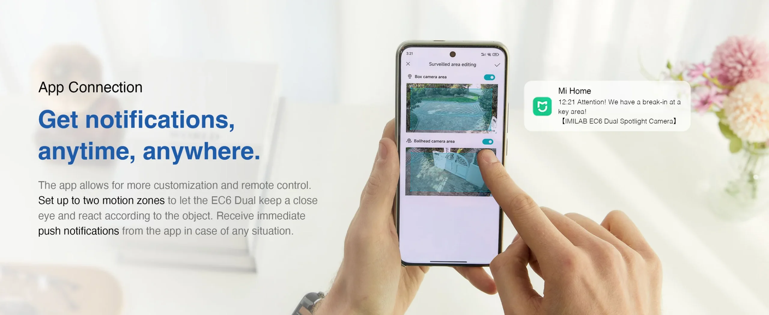 Camera ngoài trời Imilab EC6 Dual 2K+2K - Bản Quốc Tế Camera ngoài trời Imilab EC6 Dual 2K+2K - Bản Quốc Tế