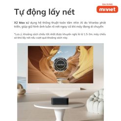 Máy Chiếu Mini Xiaomi Wanbo X2 Max - Chính hãng Máy Chiếu Mini Xiaomi Wanbo X2 Max - Chính hãng