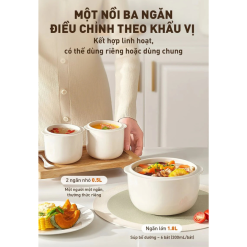 Nồi nấu chậm Joyoung JSC-187 | Dung tích 1.8L | Công suất 300W