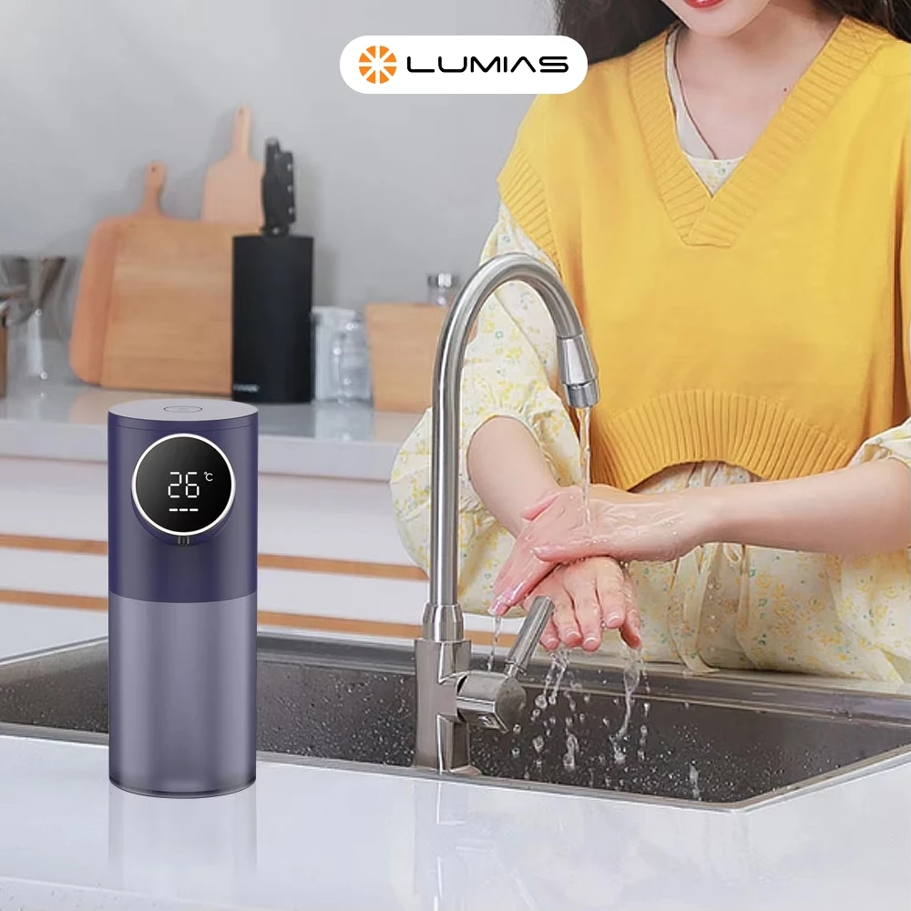 Bình đựng xà phòng Lumias LSD-01W - Chính hãng Bình đựng xà phòng rửa tay Lumias LSD-01W