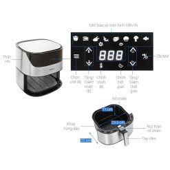 HAFELE AF-T5A – Nồi chiên không dầu dung tích 5 lít - Chính hãng - BH 24 tháng HAFELE AF-T5A – Nồi chiên không dầu dung tích 5 lít - Chính hãng - BH 24 tháng