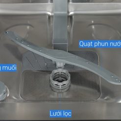 HAFELE HDW-F602EB – 538.21.360 – Máy rửa chén độc lập (14 bộ bát đĩa) – Chính hãng – BH 24 tháng Máy rửa chén độc lập HAFELE HDW-F602EB