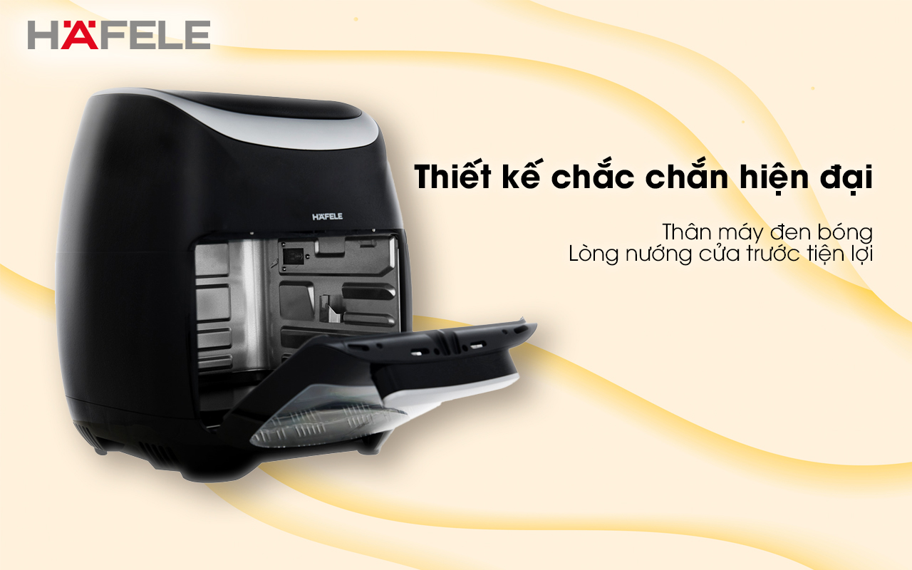 HAFELE HS-AF1102B – Nồi chiên không dầu 11 lít – Chính hãng – BH 24 tháng Nồi chiên không dầu HAFELE HS-AF1102B thiết kế chắc chắn hiện đại