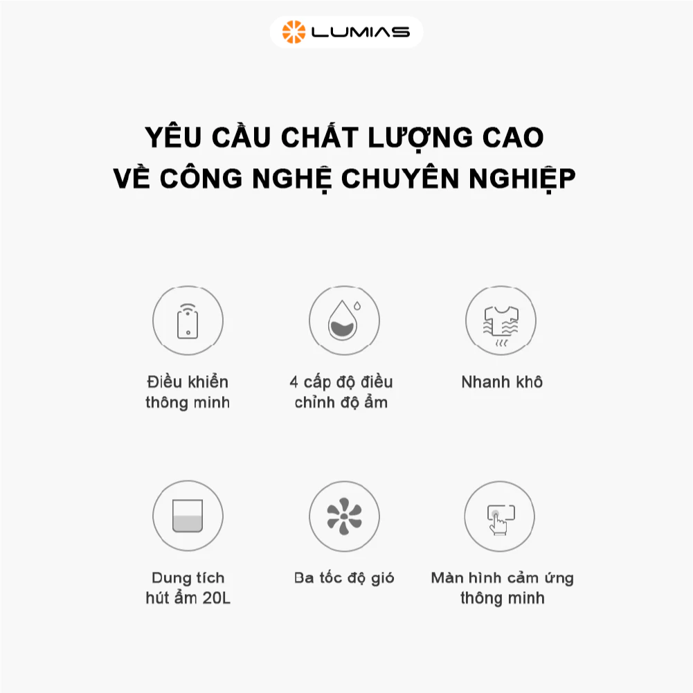 Máy hút ẩm Lumias LMD-20L - Chính hãng Máy hút ẩm Lumias LMD-20L