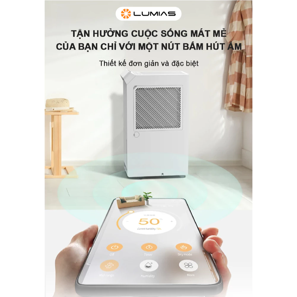 Máy hút ẩm Lumias LMD-20L - Chính hãng Máy hút ẩm Lumias LMD-20L