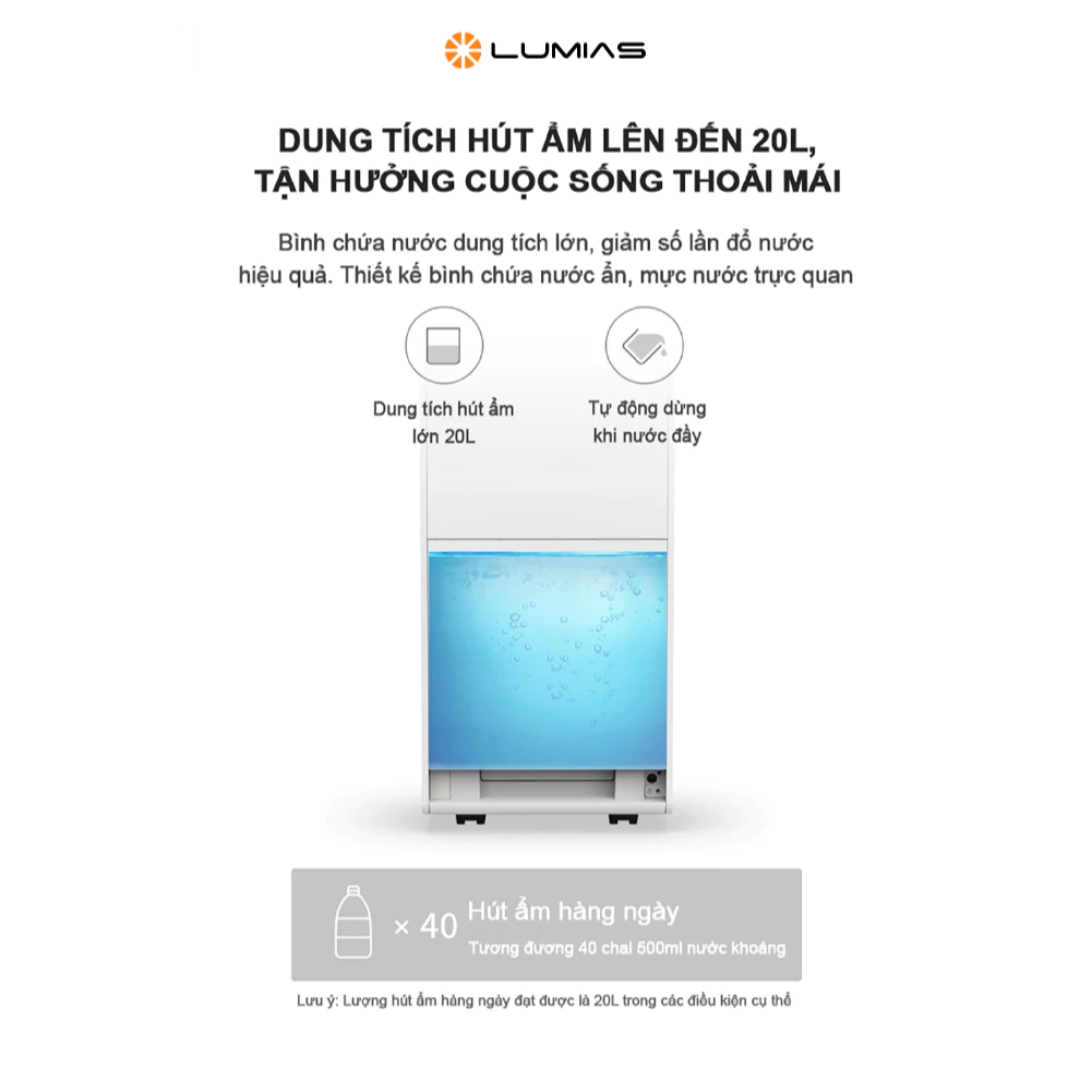 Máy hút ẩm Lumias LMD-20L