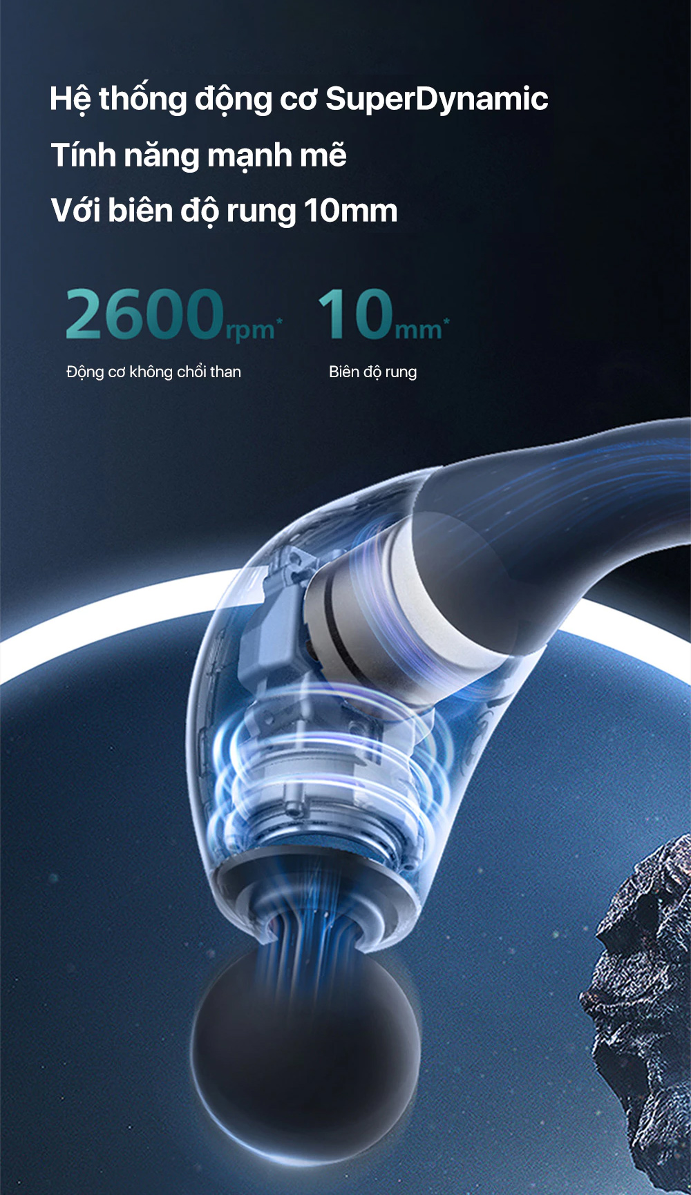 Máy massage cầm tay PHILIPS PPM7331 - Chính hãng Máy massage cầm tay Philips PPM7331