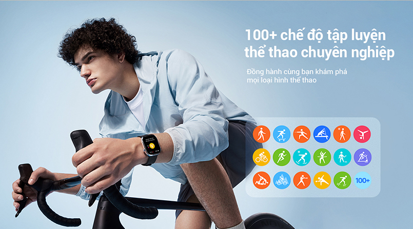 Đồng hồ thông minh Mibro C4 XPAW021 – BH 12 tháng – Chính hãng Đồng hồ thông minh Mibro C4 100 chế độ tập luyện
