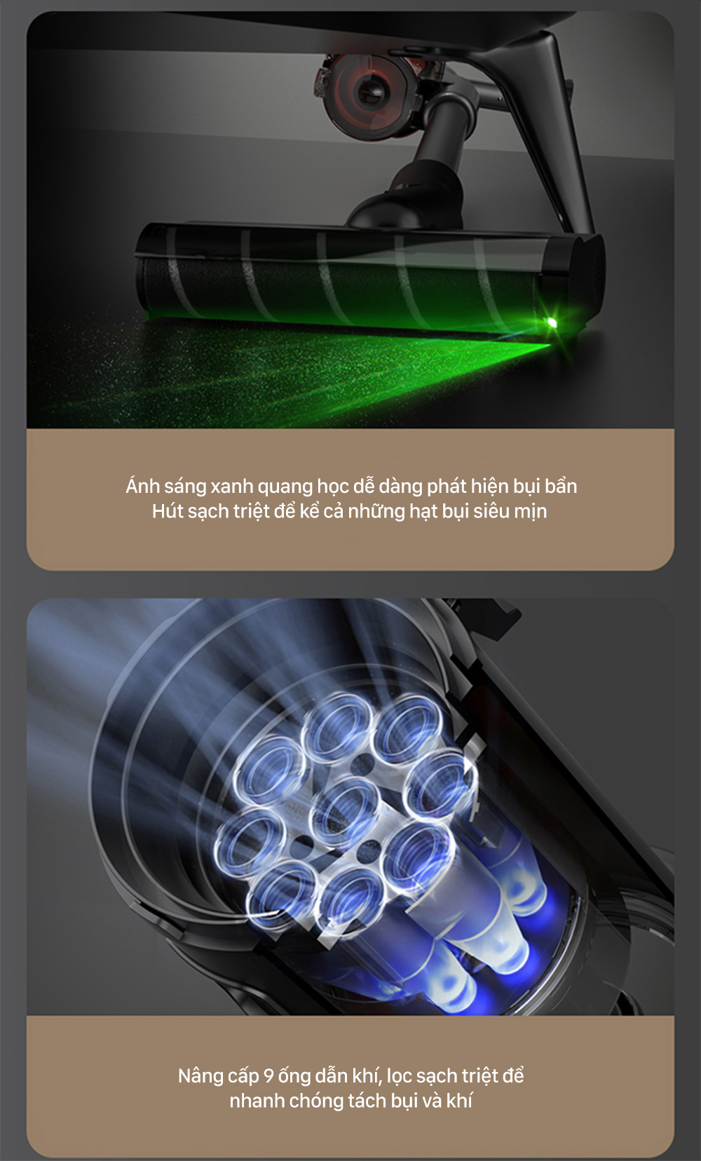 Máy hút bụi cầm tay không dây Deerma T30W - Chính hãng