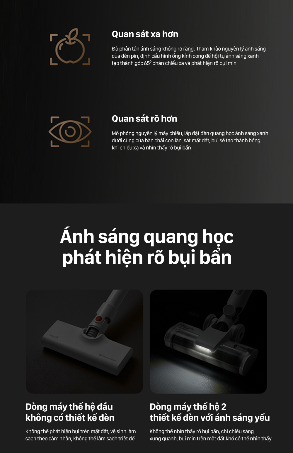 Máy hút bụi cầm tay không dây Deerma T30W - Chính hãng