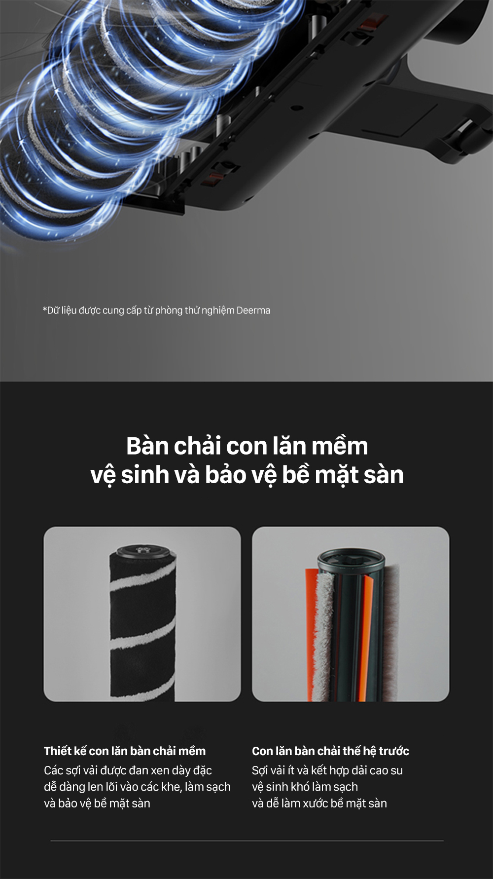 Máy hút bụi cầm tay không dây Deerma T30W - Chính hãng