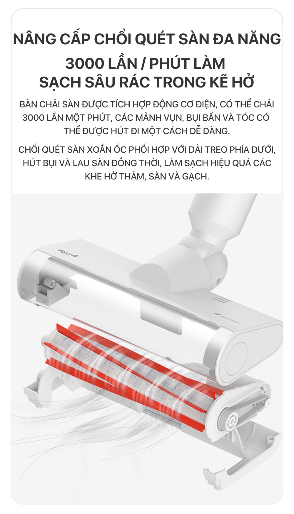 Máy hút bụi cầm tay không dây Deerma VC20Plus - Chính hãng