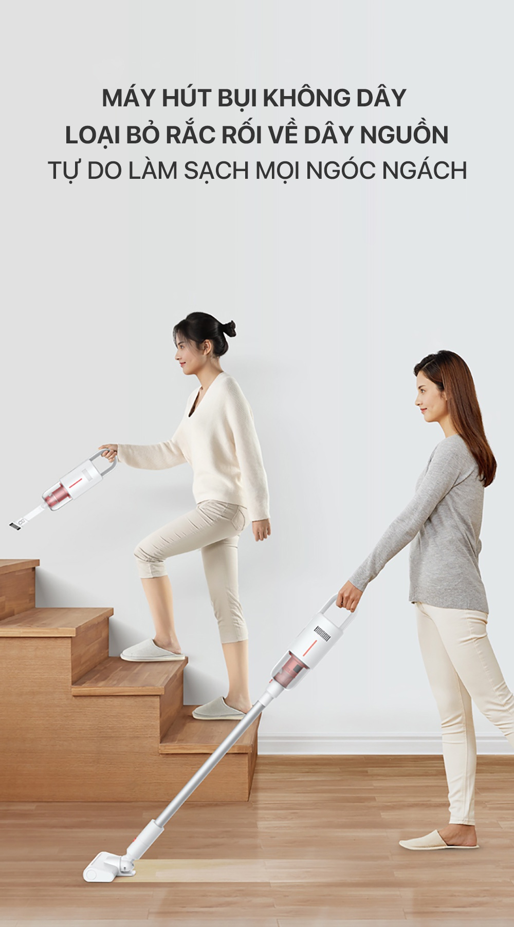 Máy hút bụi cầm tay không dây Deerma VC20Plus - Chính hãng