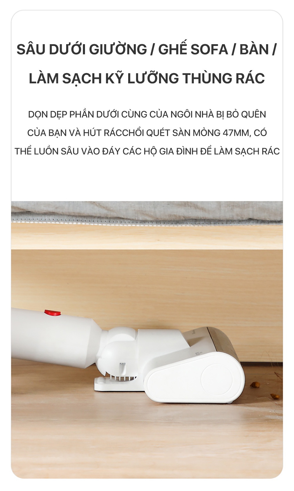 Máy hút bụi cầm tay không dây Deerma VC20Plus - Chính hãng