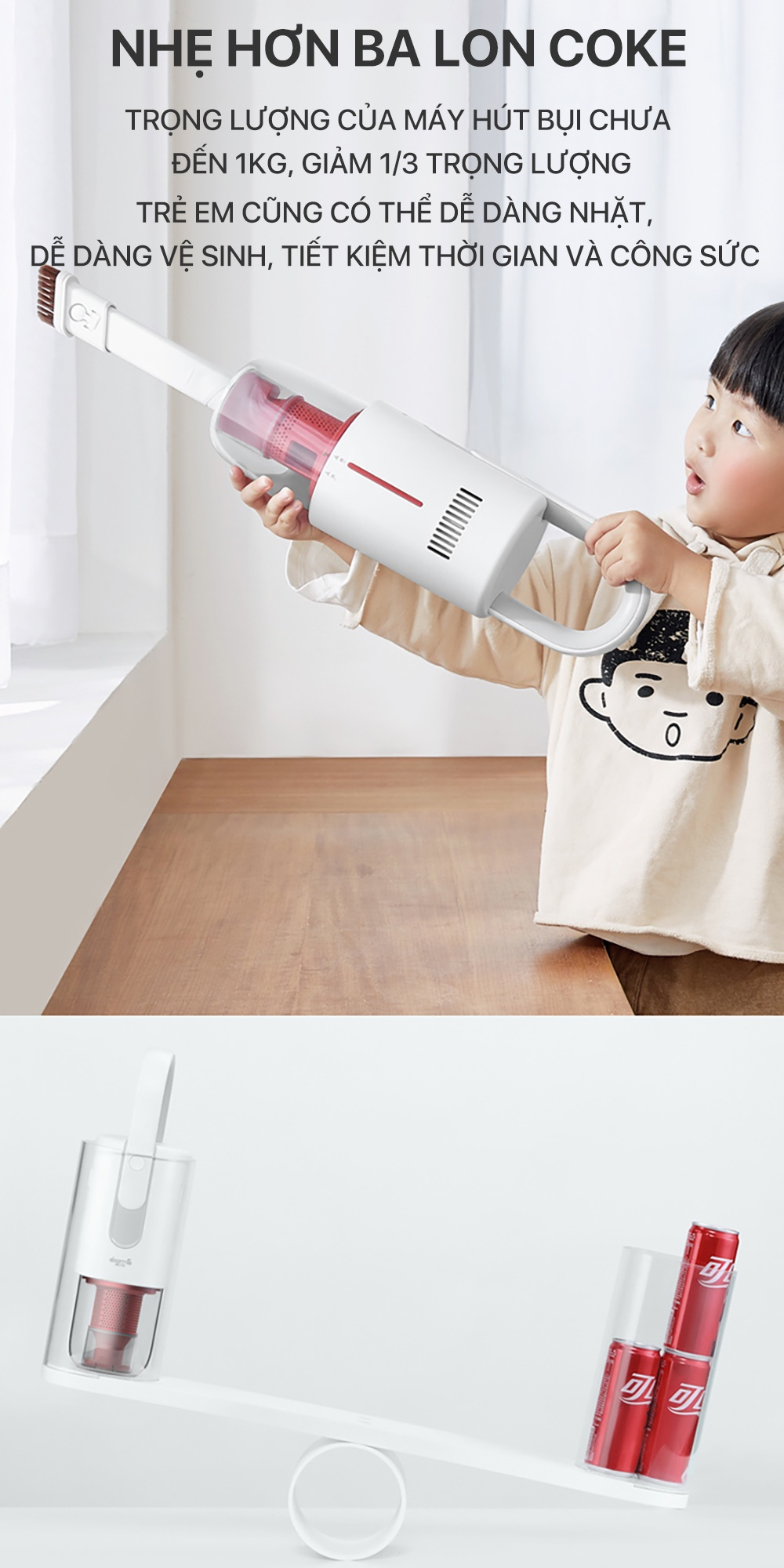 Máy hút bụi cầm tay không dây Deerma VC20Plus - Chính hãng