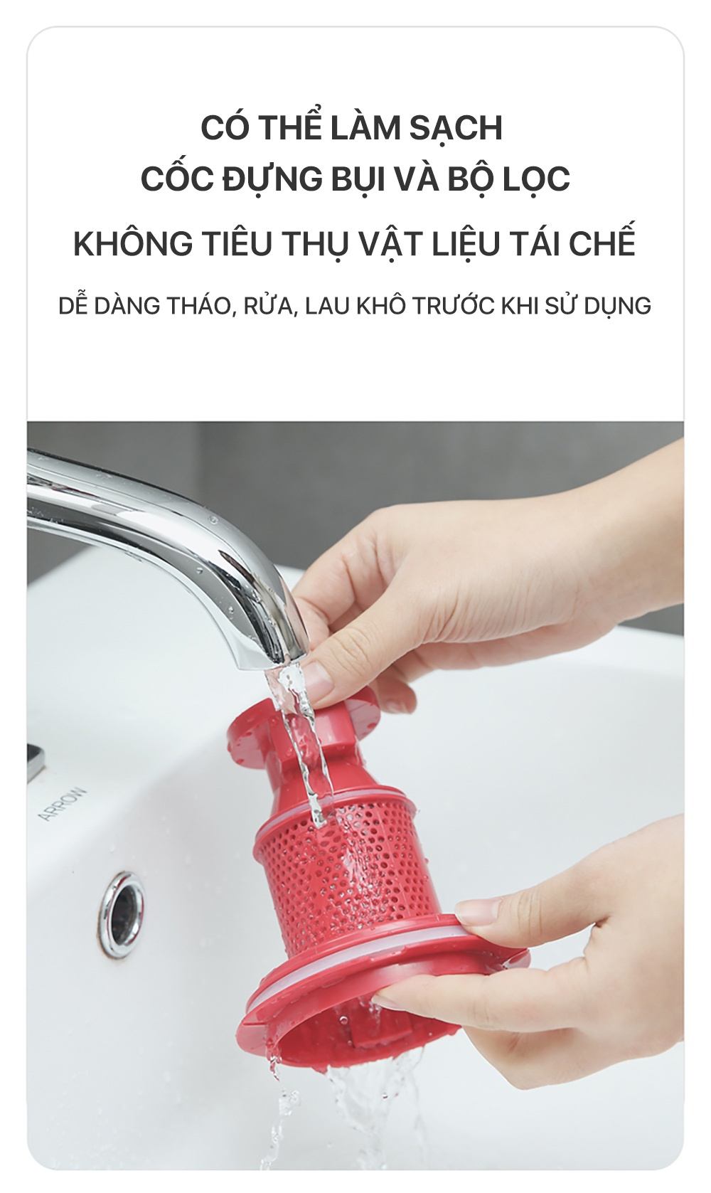 Máy hút bụi cầm tay không dây Deerma VC20Plus - Chính hãng