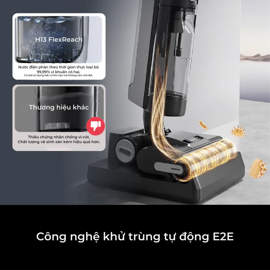 Máy hút bụi lau sàn Dreame H13 Pro Flexreach - Chính hãng