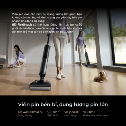 Máy hút bụi lau nhà Dreame H13 Flexreach - Chính hãng Máy hút bụi lau nhà Dreame H13 Flexreach - Chính hãng