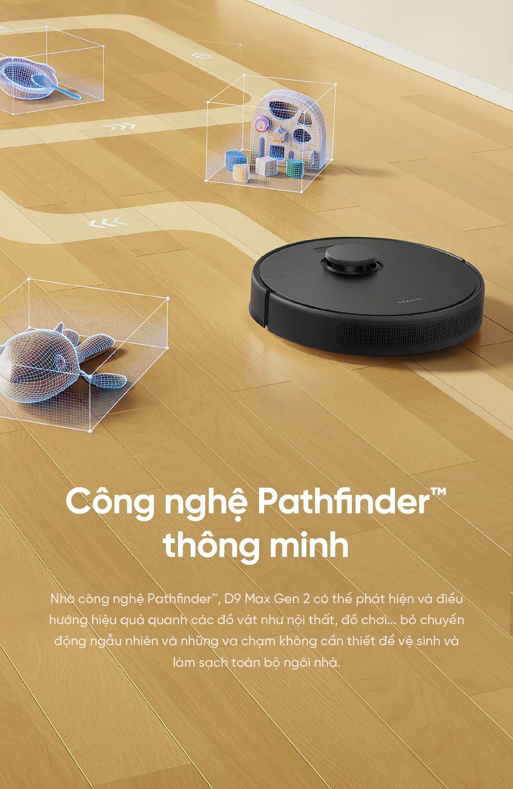 Robot hút bụi lau sàn Dreame D9 Max Gen 2