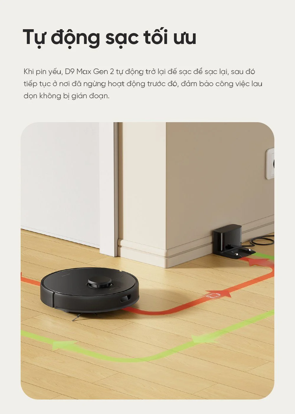 Robot hút bụi lau sàn Dreame D9 Max Gen 2