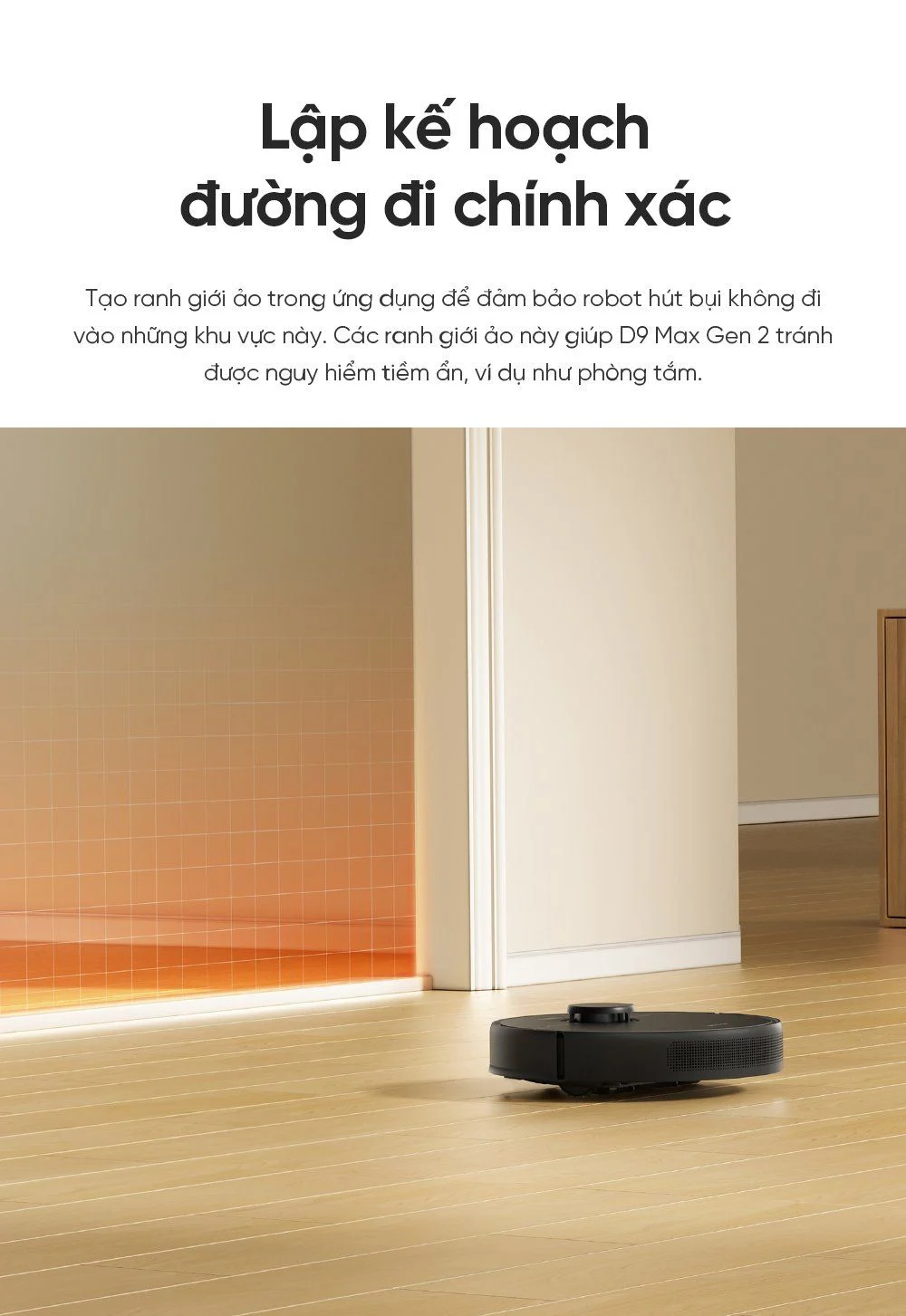 Robot hút bụi lau sàn Dreame D9 Max Gen 2