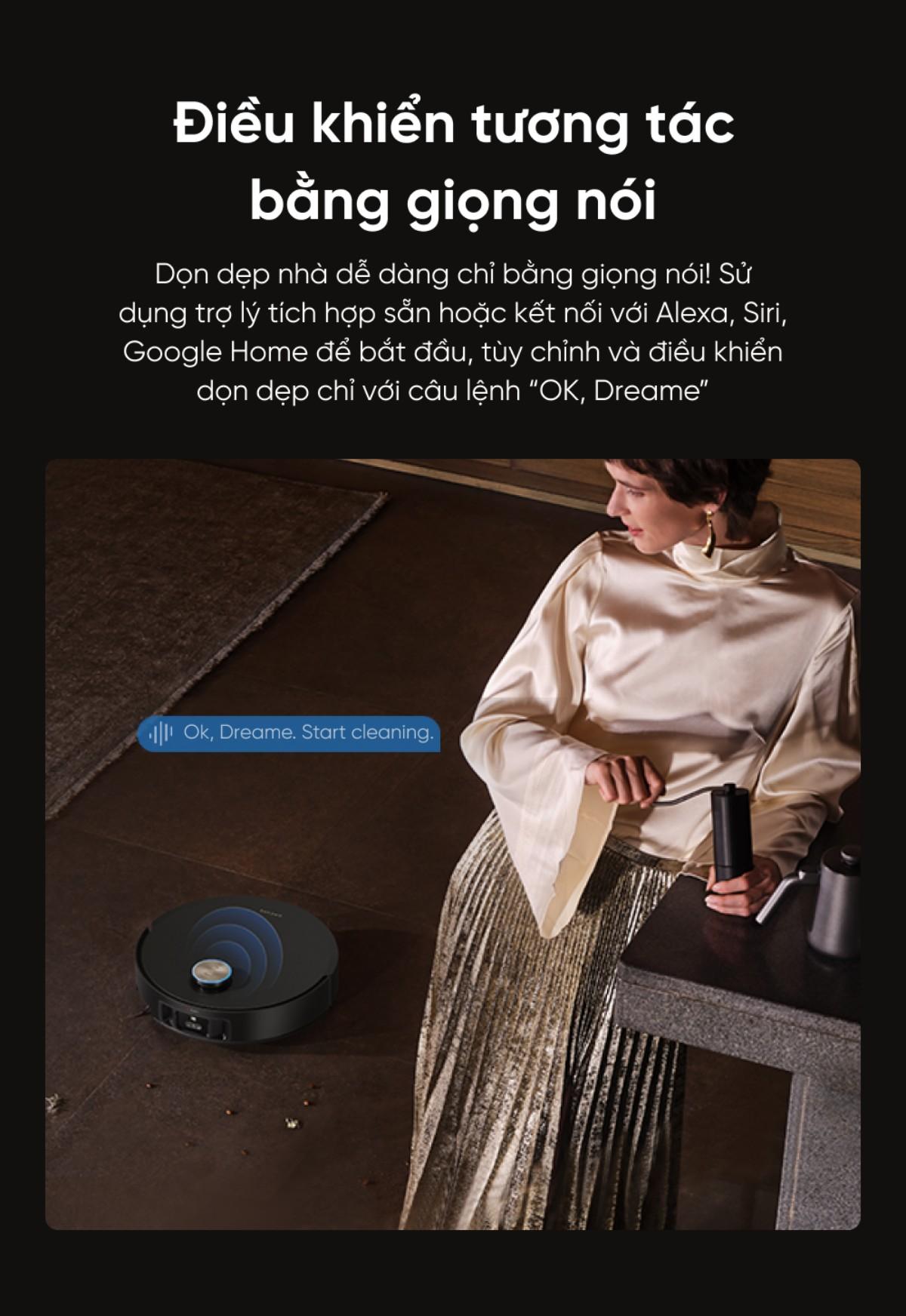 Robot hút bụi lau sàn Dreame X50 Master