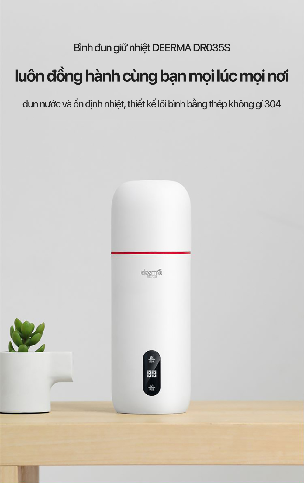 Bình giữ nhiệt Deerma DR035S Bình giữ nhiệt Deerma DR035S