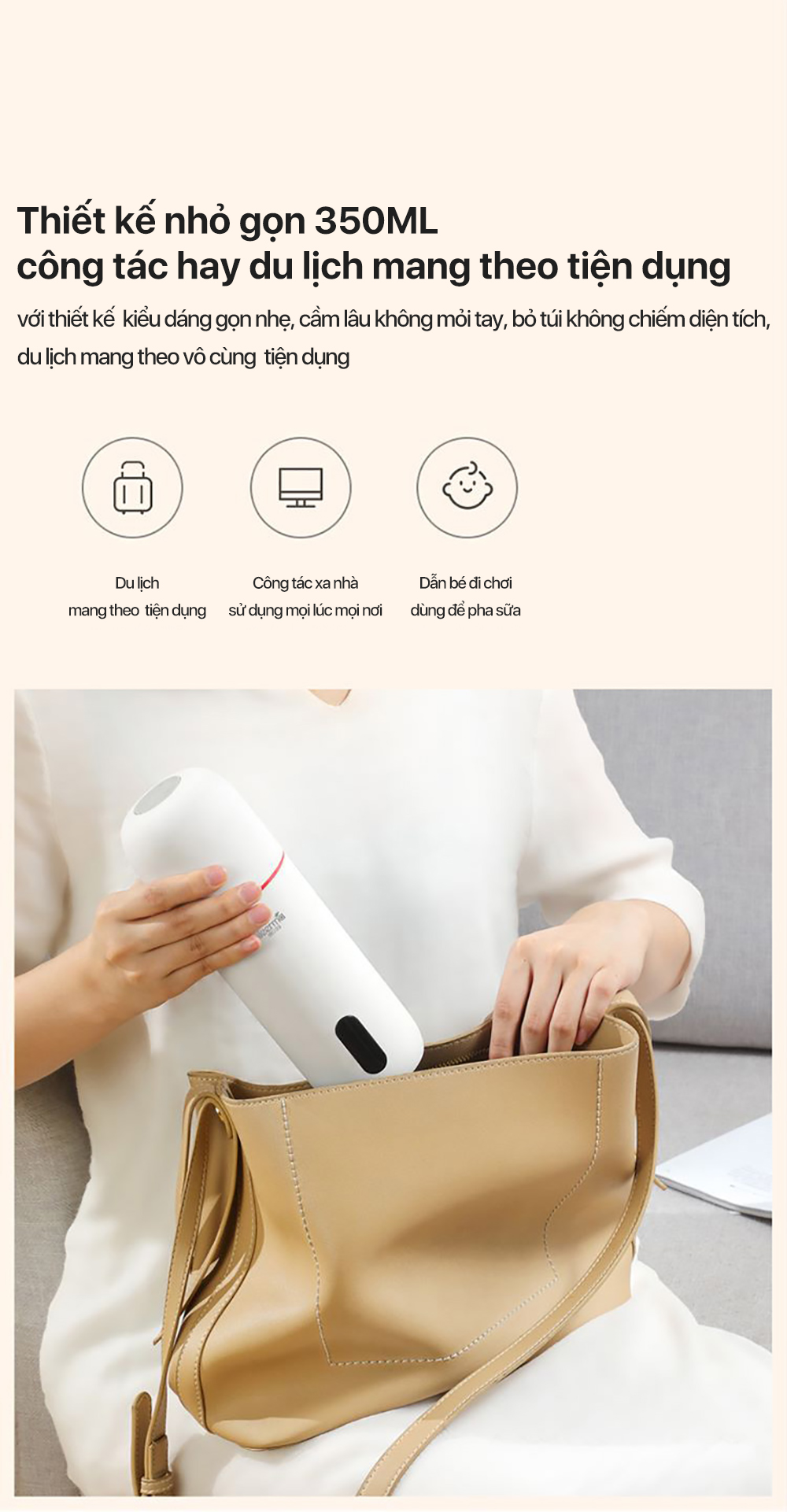 Bình giữ nhiệt Deerma DR035S Bình giữ nhiệt Deerma DR035S