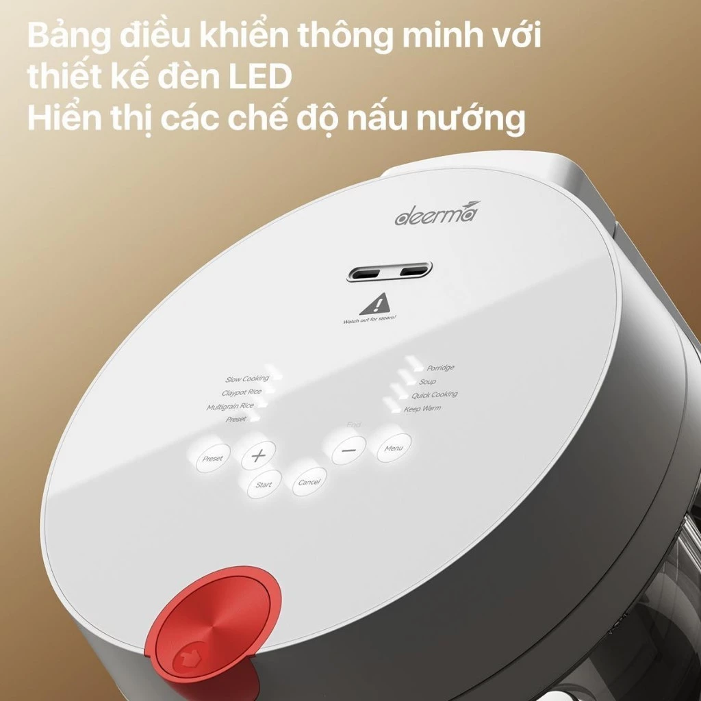 Nồi cơm điện đa năng Deerma DEM-FB15W 3L Nồi cơm điện đa năng Deerma DEM-FB15W 3L