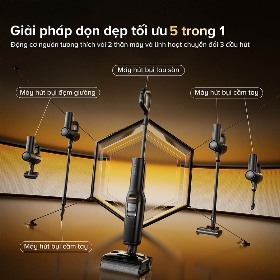 Máy hút bụi lau nhà không dây - Roborock F25 ACE Combo – New 2025 – Chính hãng Máy hút bụi lau nhà cầm tay Roborock F25 ACE Combo – Bản Quốc Tế – Chính hãng - BH 24 tháng