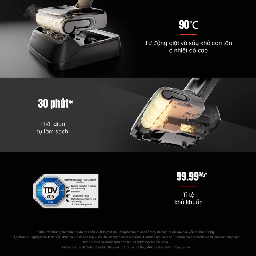 Máy hút bụi lau nhà không dây - Roborock F25 RT – New 2025 – Chính hãng Máy hút bụi lau nhà cầm tay Roborock F25 RT – Bản Quốc Tế – Chính hãng