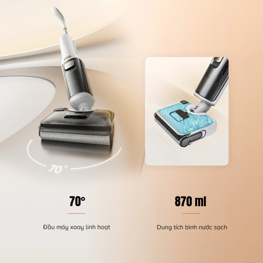 Máy hút bụi lau nhà không dây - Roborock F25 RT – New 2025 – Chính hãng Máy hút bụi lau nhà cầm tay Roborock F25 RT – Bản Quốc Tế – Chính hãng